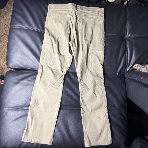 Wrangler Men's Pants Khaki Stretch Outdoor Trail Hiking Performance 38/32 - Picture 2 of 15